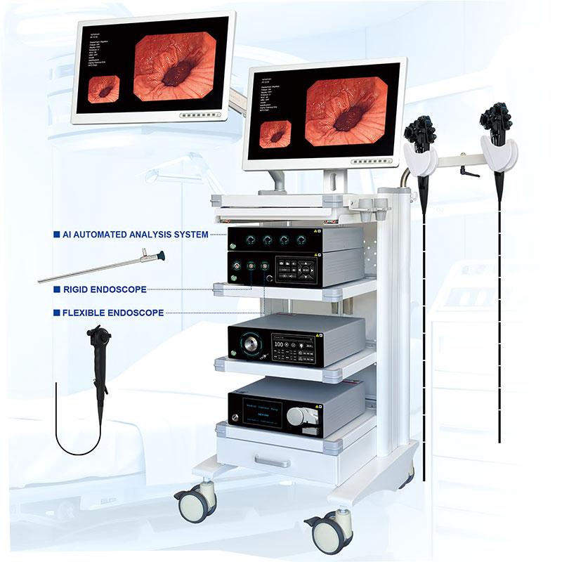 4K 2-in-1 Endoscope System with AI Analysis for Gastroenterology